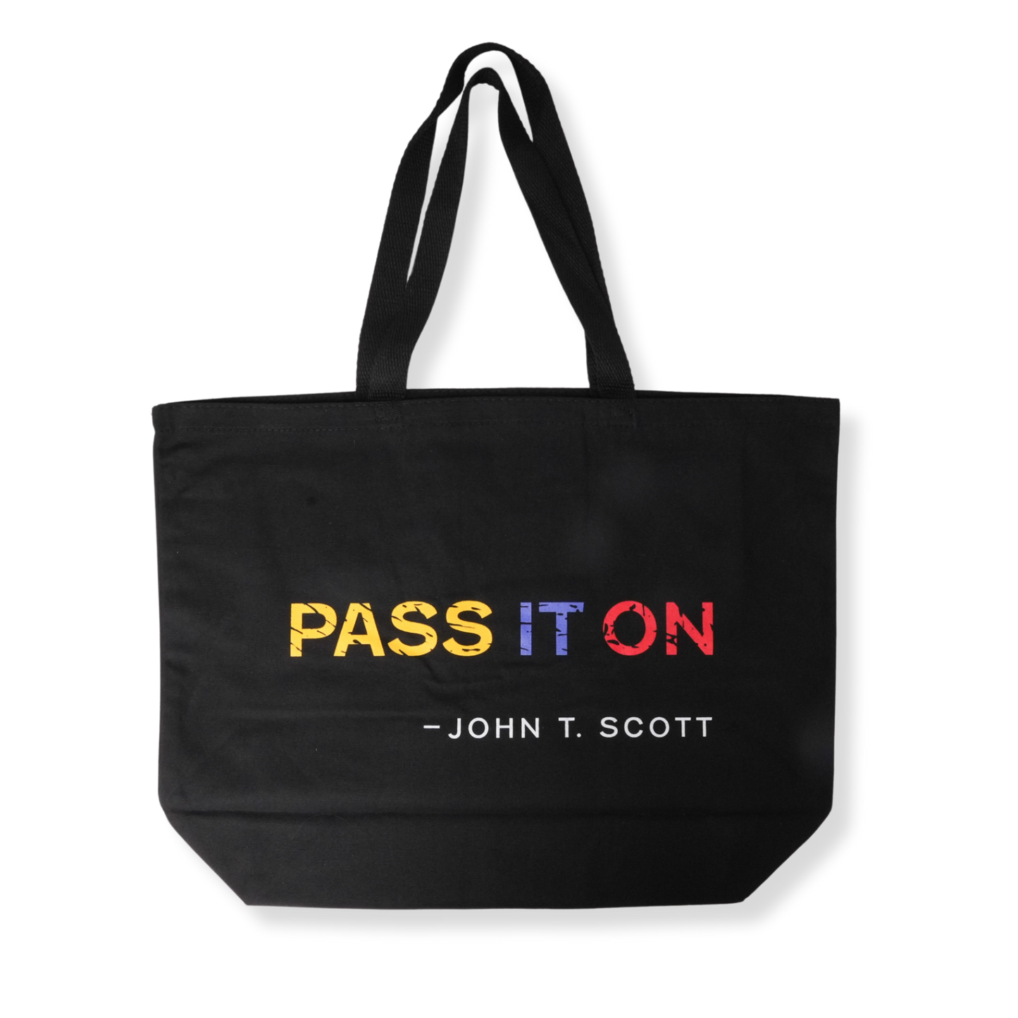 John Scott Center Black Tote Bag